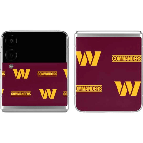 NFL Washington Commanders Blitz Series Galaxy Z Flip4 5G Skin
